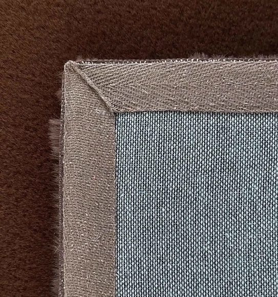 New Oslo Rabit Fur Carpet Light Brown