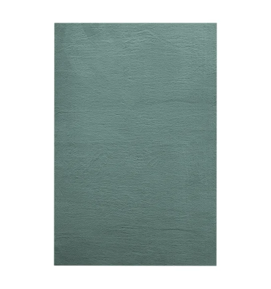 New Oslo Rabit Fur Carpet Teal