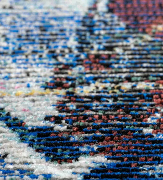 Hawaii Modern Art Runner Royal Blue