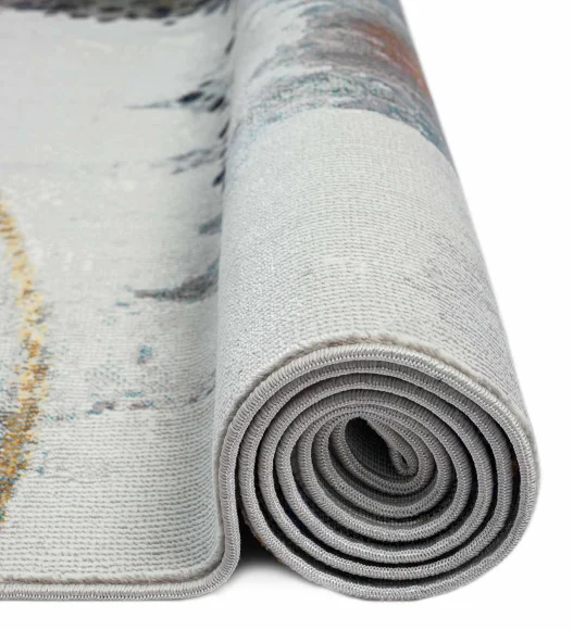 Hawaii Modern Art Carpet Royal Blue