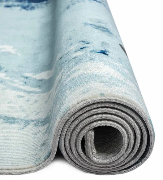 Hawaii Pantagon Carpet Blue