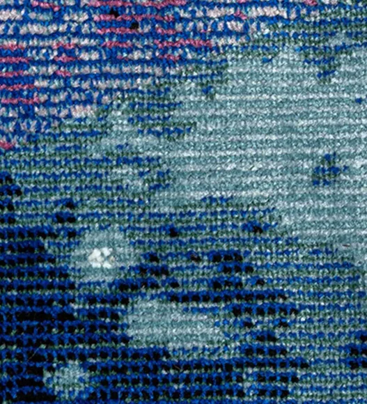 Hawaii Pantagon Carpet Blue