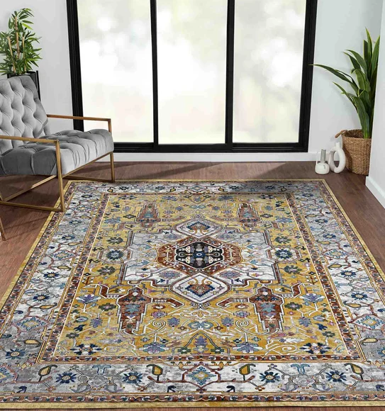 Trojan Classical Carpet Yellow