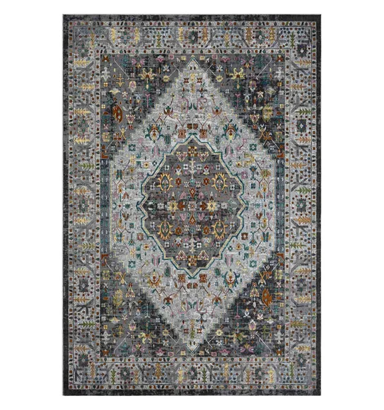 Trojan Classical Carpet Grey and Beige