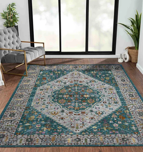 Trojan Classical Carpet Teal