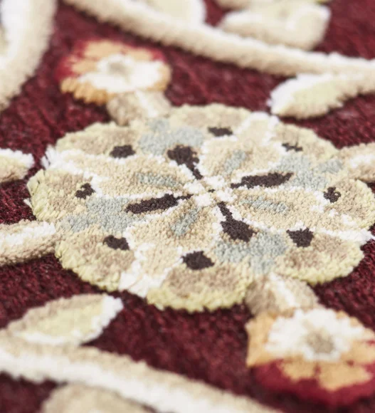 Genova Classical Runner Red and Beige