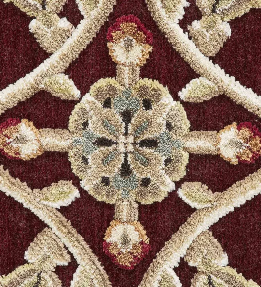 Genova Classical Runner Red and Beige