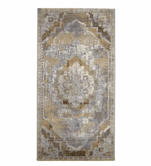 Castle Medallion Neo Classical Runner Golden