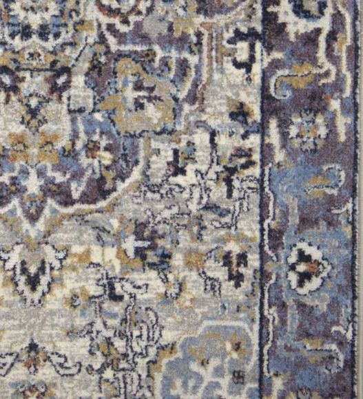 Castle Medallion Neo Classical Runner Mauve