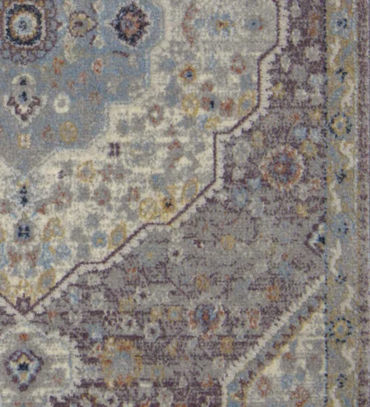Castle Medallion Neo Classical Runner L.Purple
