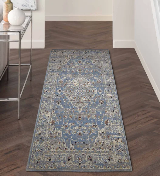 Castle Neo Classical Runner Blue