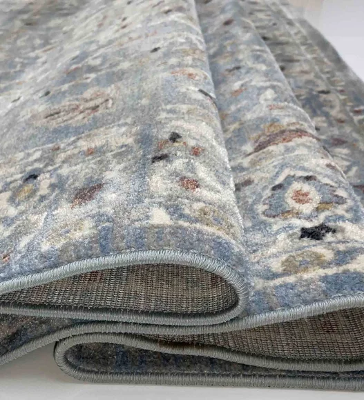 Castle Neo Classical Carpet Blue