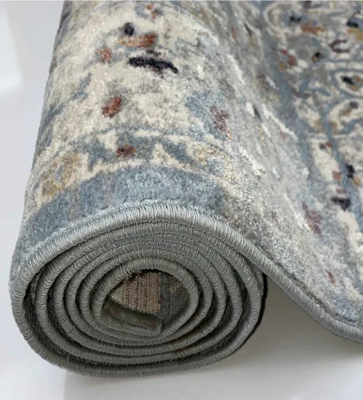 Castle Neo Classical Carpet Blue