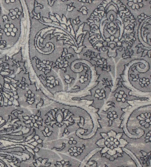 Castle Vineyard Neo Classical Carpet Silver Grey