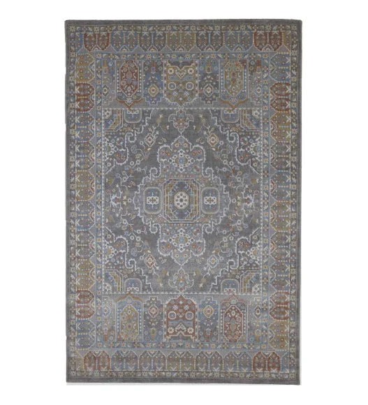 Castle Rustic Neo Classical Carpet Rust