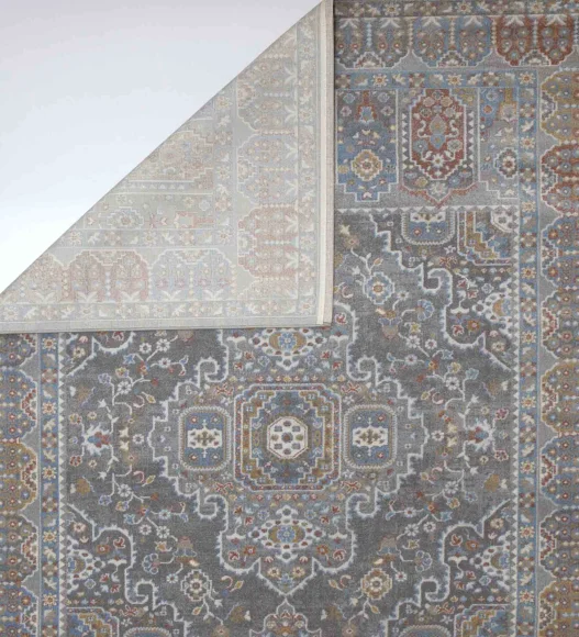 Castle Rustic Neo Classical Carpet Rust