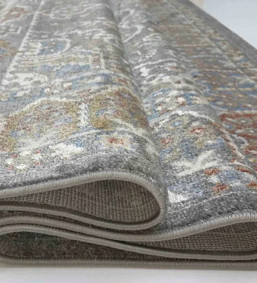Castle Rustic Neo Classical Carpet Rust