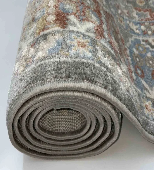 Castle Rustic Neo Classical Carpet Rust