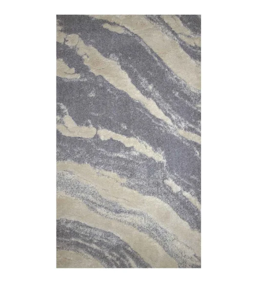 Husky Silver Line Shaggy Runner Silver Grey