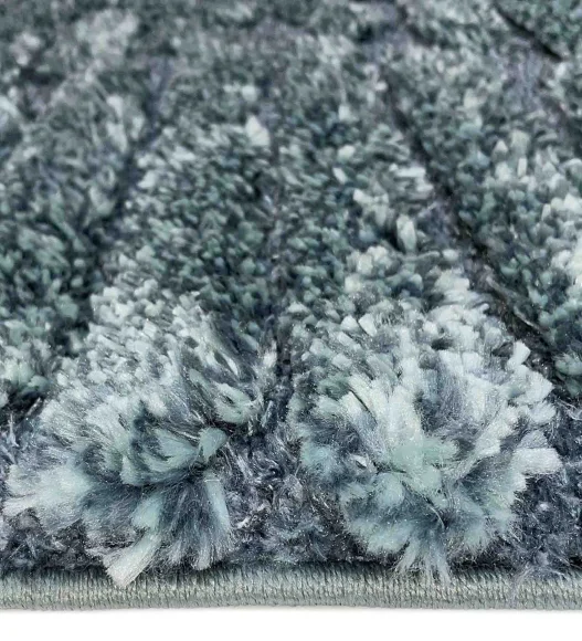 Husky Diamond Shaggy Carpet Grey