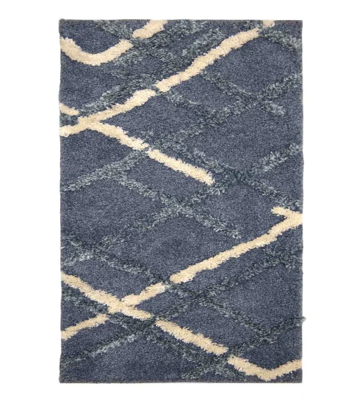 Husky Diamond Shaggy Carpet Dark Grey