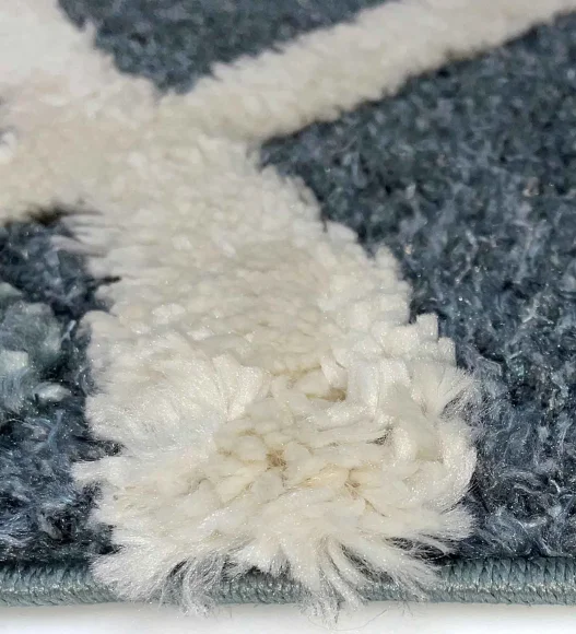 Husky Diamond Shaggy Carpet Dark Grey