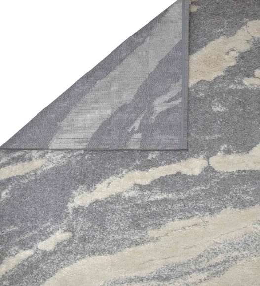 Husky Silver Line Shaggy Carpet Silver Grey