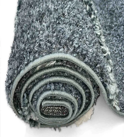 Husky Diamond Shaggy Carpet Dark Grey