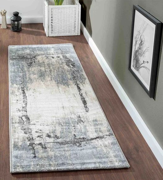 Georgia Abstract Runner Cream