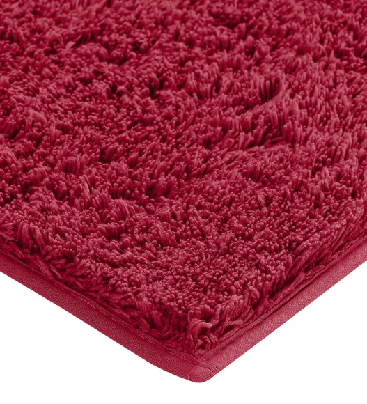 Lux Cotton Super Absorbent Bath Mat Burgundy