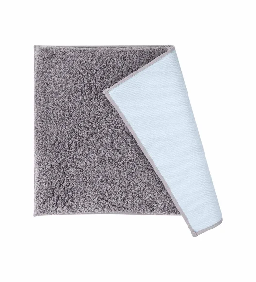 Lux Cotton Super Absorbent Bath Mat Grey