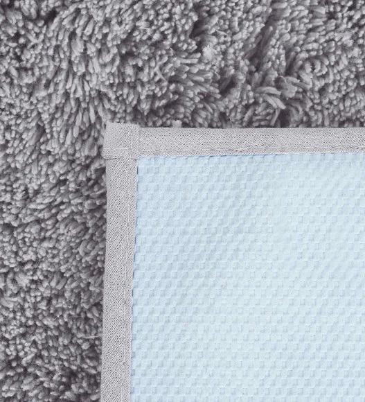 Lux Cotton Super Absorbent Bath Mat Grey