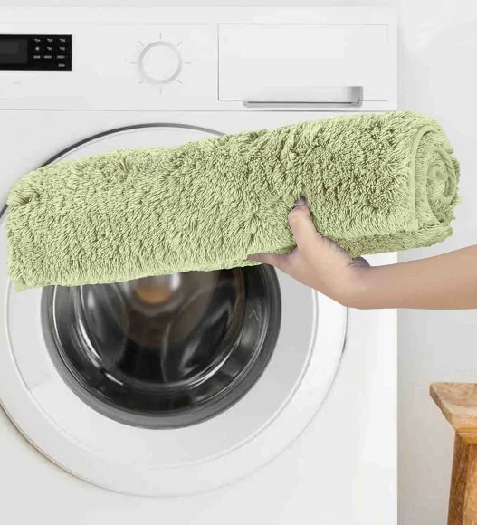 Lux Cotton Super Absorbent Bath Mat Olive
