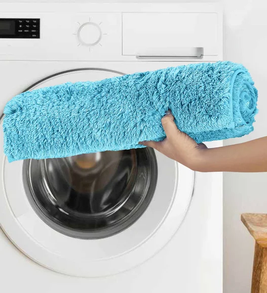 Lux Cotton Super Absorbent Bath Mat Turquoise