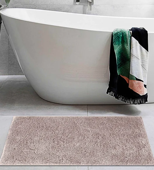 Lux Cotton Super Absorbent Bath Mat Fawn