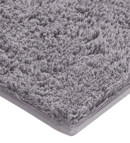 Lux Cotton Super Absorbent Bath Mat Grey
