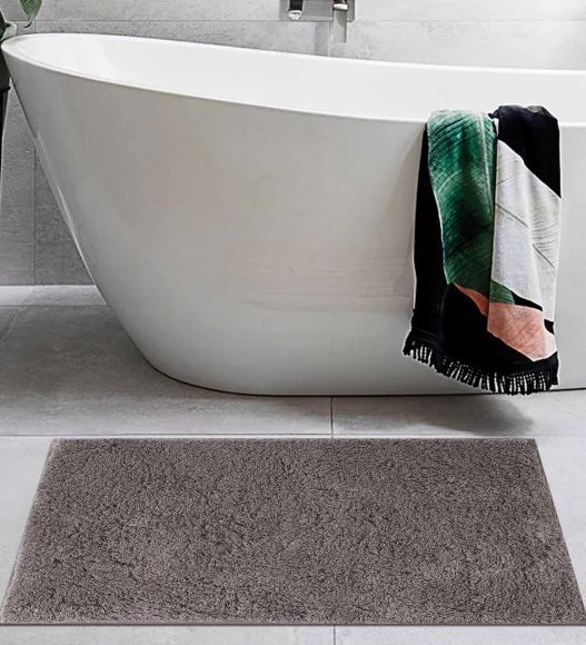 Lux Cotton Super Absorbent Bath Mat Taupe