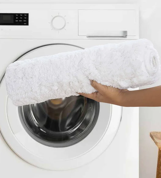 Lux Cotton Super Absorbent Bath Mat White