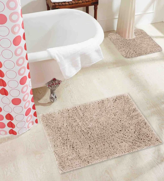 Lux Cotton Super Absorbent Bath Mat Fawn
