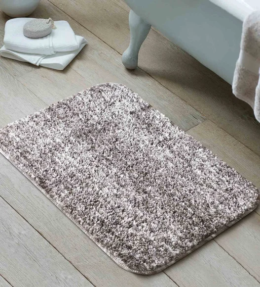 Zuby Anti skid Super Soft Bath Mat Taupe