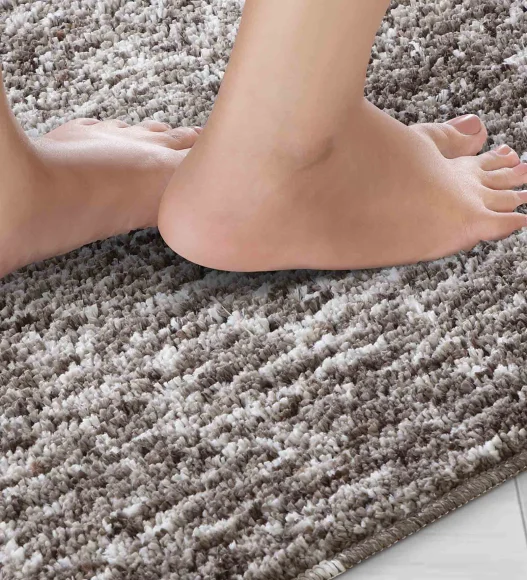 Zuby Anti skid Super Soft Bath Mat Taupe