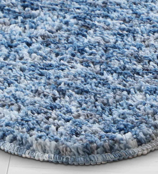Zuby Anti skid Super Soft Bath Mat Blue