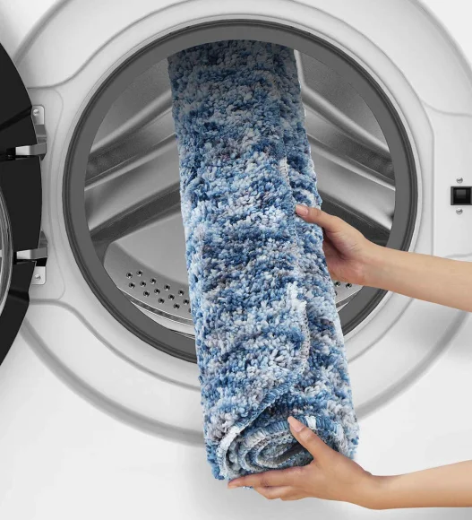 Zuby Anti skid Super Soft Bath Mat Blue