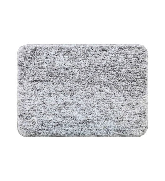 Zuby Anti skid Super Soft Bath Mat Silver