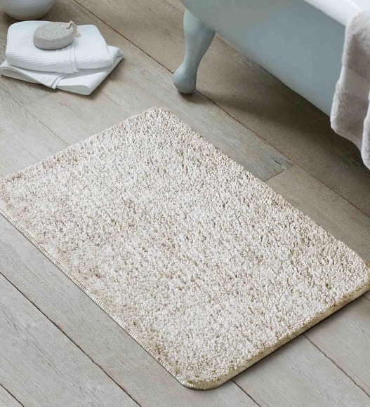 Zuby Anti skid Super Soft Bath Mat Beige