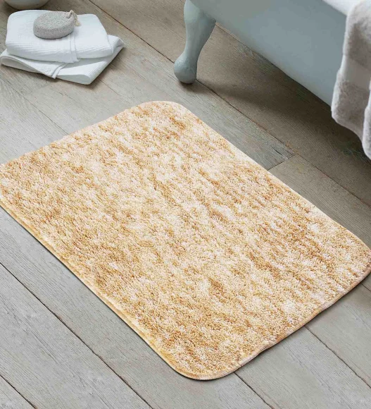 Zuby Anti skid Super Soft Bath Mat Gold