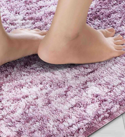 Zuby Anti skid Super Soft Bath Mat Onion Pink