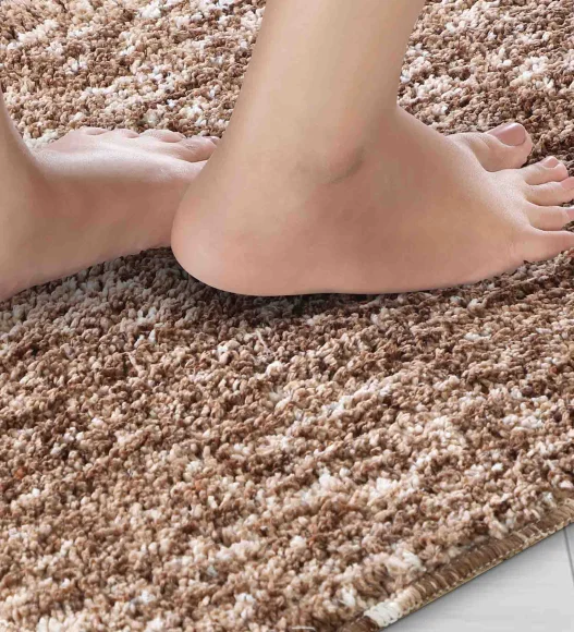 Zuby Anti skid Super Soft Bath Mat Chocolate