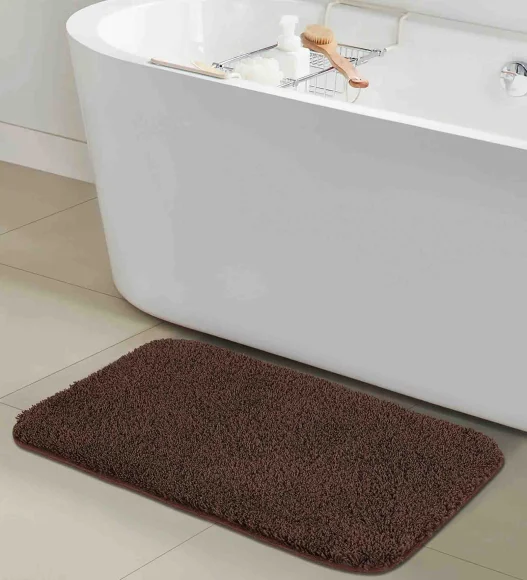 Franky Quick Dry Bath Mat Chocolate