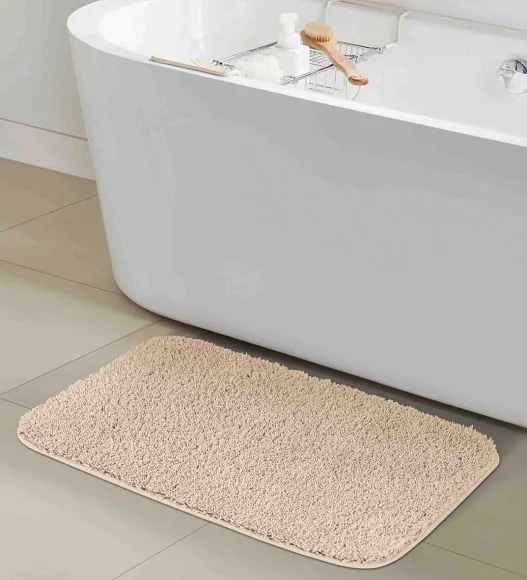 Franky Quick Dry Bath Mat L Beige